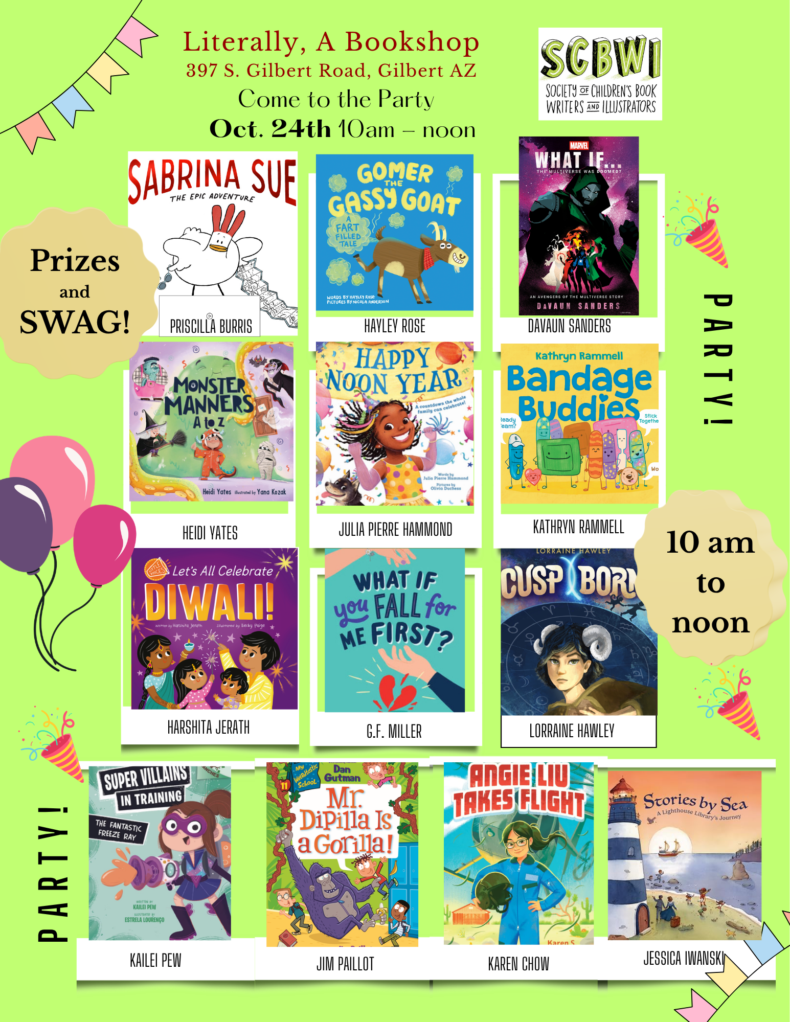 Book Bash: Meet 13 Authors/Illustrators!